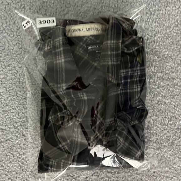 O'Neill Shirt Boys XL Dark Gray Super Fleece Snap Front Standard Fit Outdoorsy - Picture 10 of 10